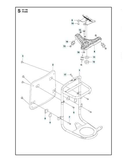 Husqvarna 531RB - Frame
