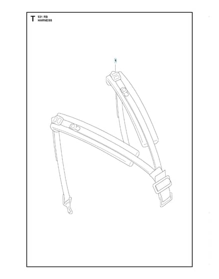 Husqvarna 531RB - Harness