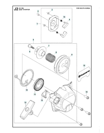 Husqvarna 531RB - Starter 2