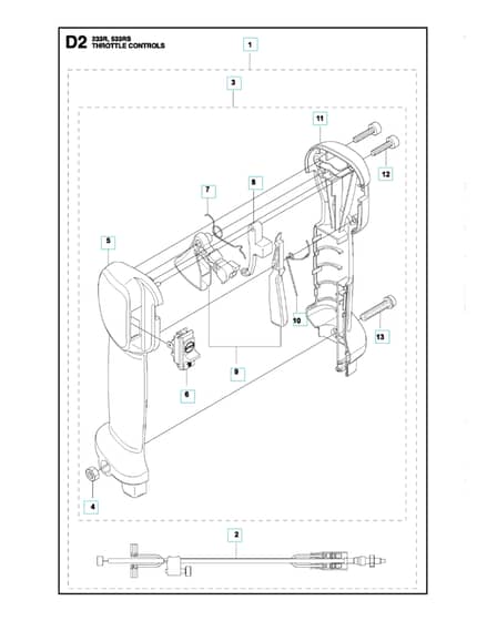 Husqvarna 533RS - Throttle Controls