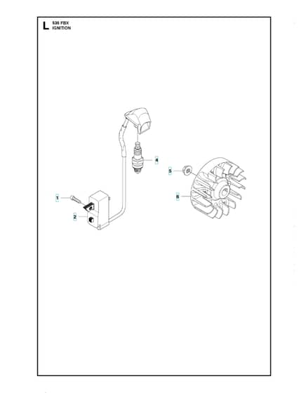 Husqvarna 535FBx - Ignition System & Clutch