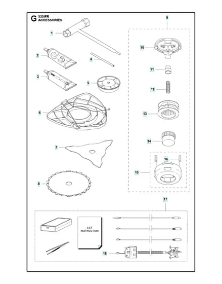 Husqvarna 535iFR - Accessories