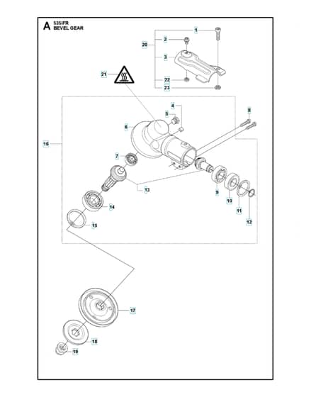 Husqvarna 535iFR - Bevel Gear