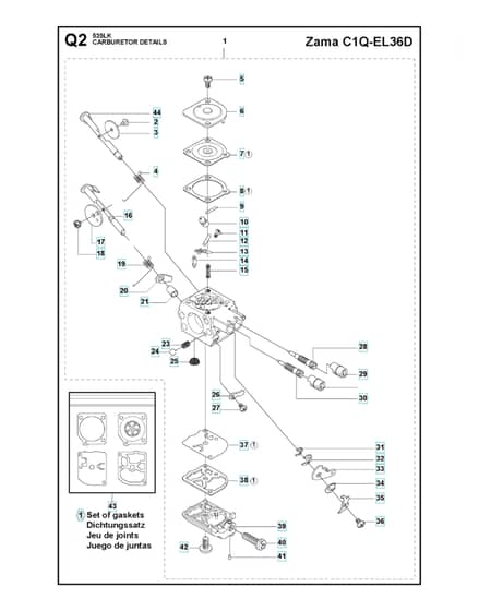 Husqvarna 535Lk - Carburetor 2