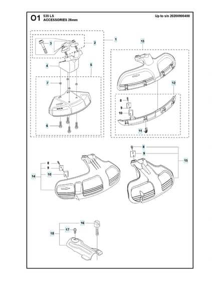 Husqvarna 535LS - Accessories