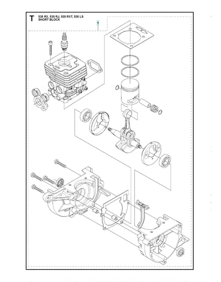 Husqvarna 535RJ - Short Block