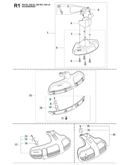 Husqvarna 535RXT - Accessories