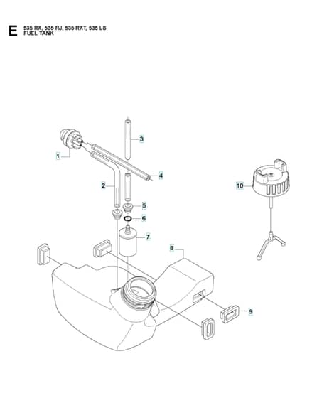 Husqvarna 535RXT - Fuel Tank
