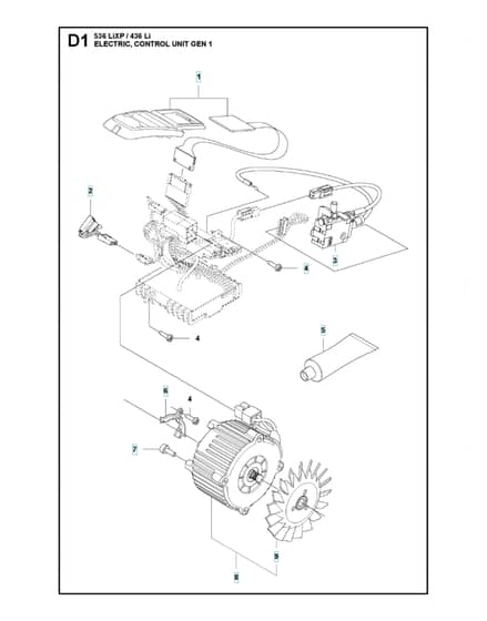 Husqvarna 536LIXP - Electrical