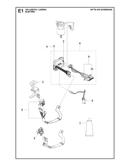 Husqvarna 536LIHD60X - Electrical 2