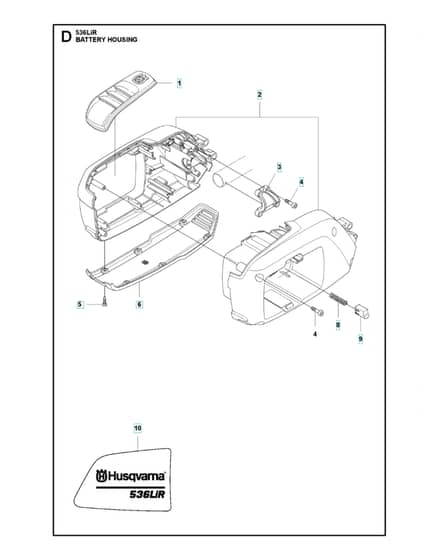 Husqvarna 536LiR - Housing