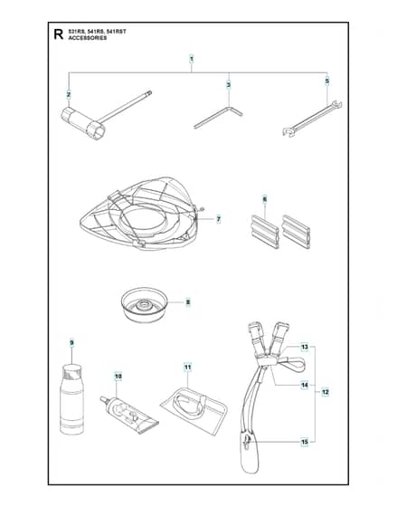 Husqvarna 541RST - Accessories