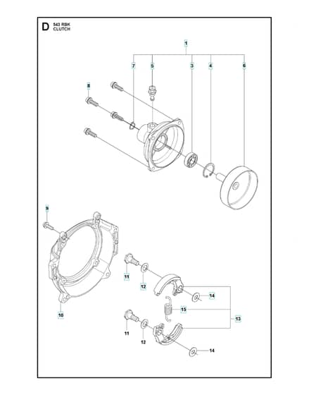 Husqvarna 543RBK - 2018-Current - Clutch