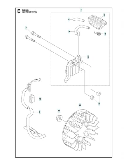 Husqvarna 543RBK - 2018-Current - Ignition System