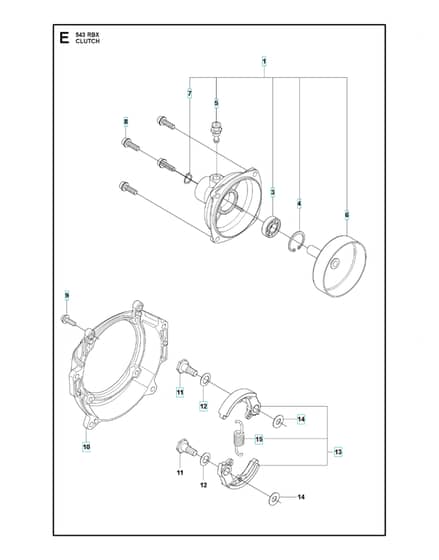 Husqvarna 543RBX - 2018-Current - Clutch