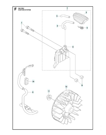 Husqvarna 543RBX - 2018-Current - Ignition System
