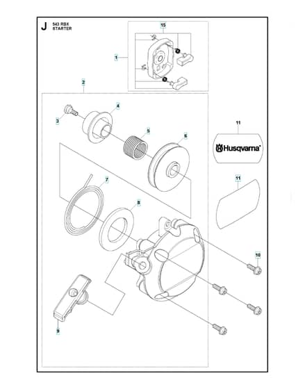 Husqvarna 543RBX - 2018-Current - Starter