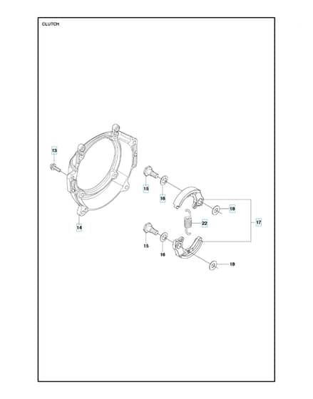Husqvarna 543AE15 - Clutch