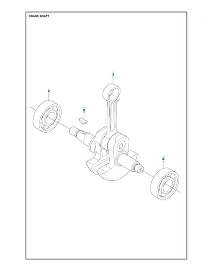 Husqvarna 543AE15 - Crankshaft