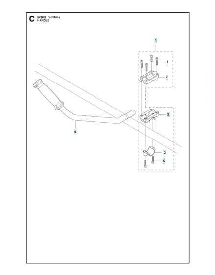 Husqvarna 543RS - Handle 2