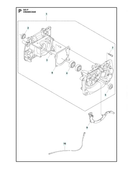 Husqvarna 545F - Crankcase