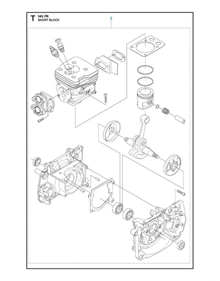 Husqvarna 545FR - Short Block