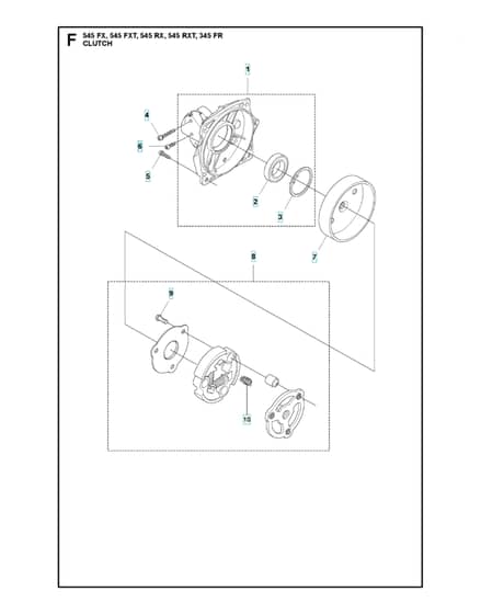 Husqvarna 545FX - Clutch