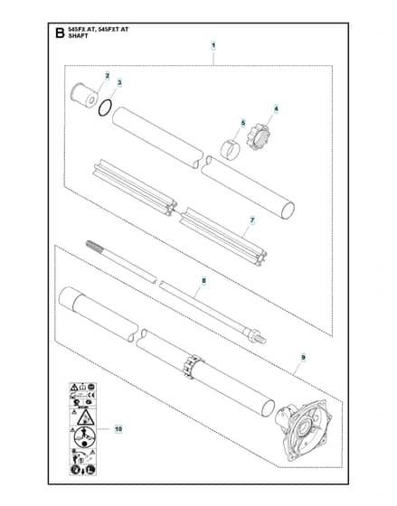 Husqvarna 545FXTAT - Shaft