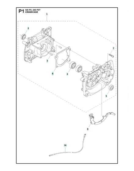 Husqvarna 545FXT - Crankcase
