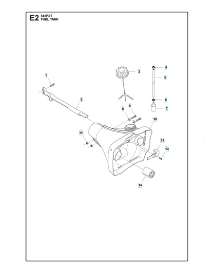 Husqvarna 545FXT - Fuel Tank