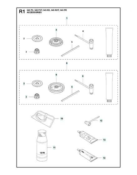 Husqvarna 545RXT - Accessories