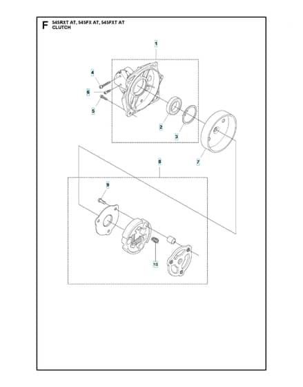 Husqvarna 545RXTAT - Clutch
