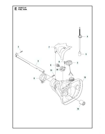 Husqvarna 545RXTAT - Fuel Tank