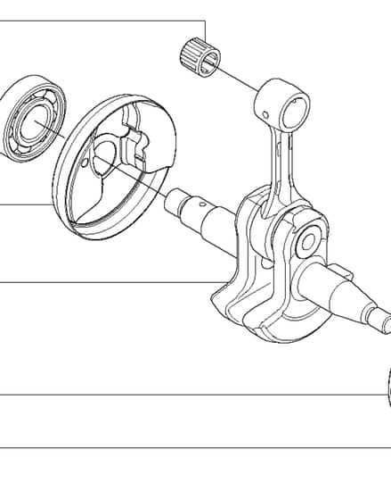 Husqvarna 550XP - Crankshaft