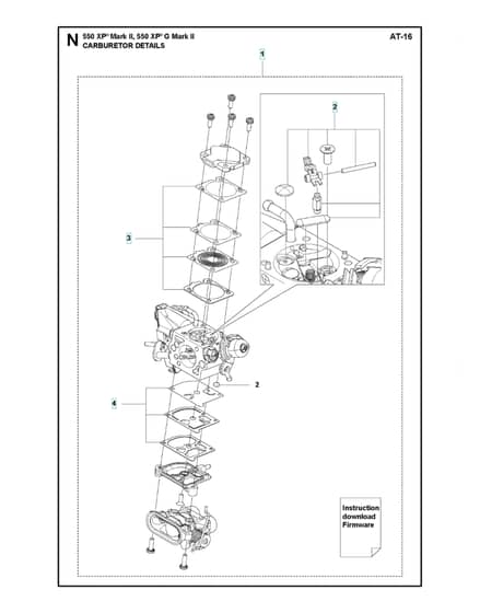 Husqvarna 550XP Mark II - Carburetor Details