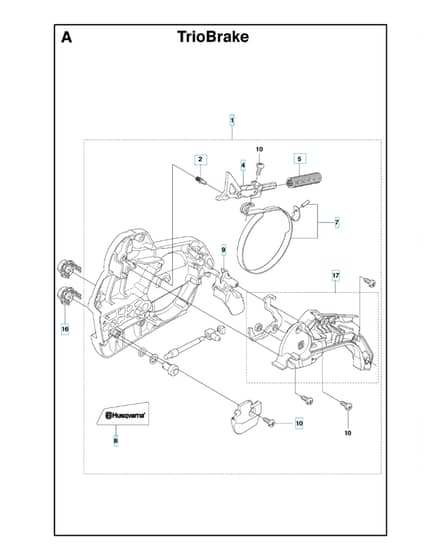 Husqvarna 550XP Trio-Brake - Product Complete