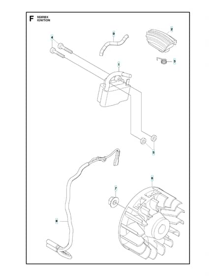Husqvarna 553RBX - 2018-Current - Ignition System