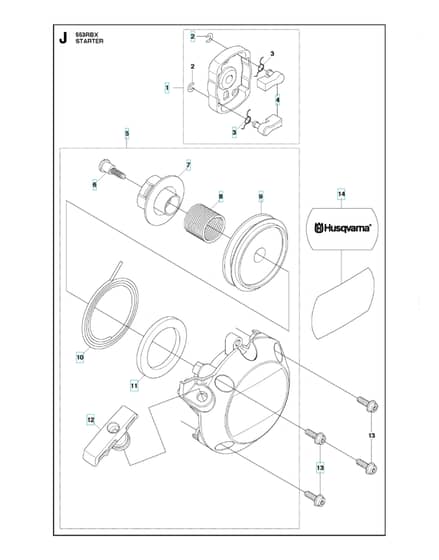 Husqvarna 553RBX - 2018-Current - Starter