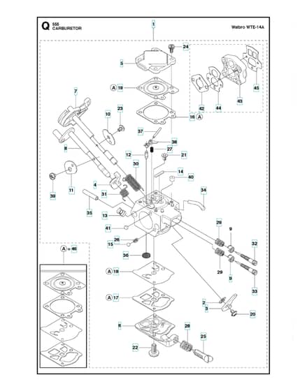 Husqvarna 555FX - Carburetor