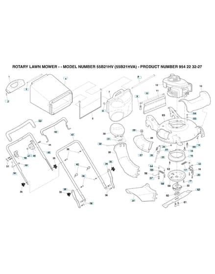 Husqvarna 55B21HVA - Repair Parts