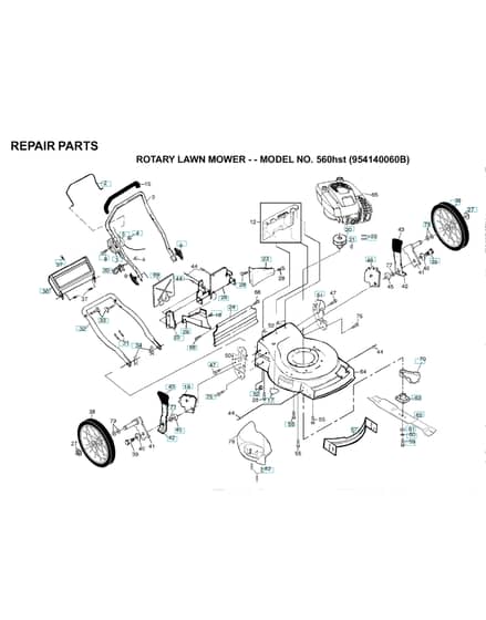 Husqvarna 560HST - Repair Parts