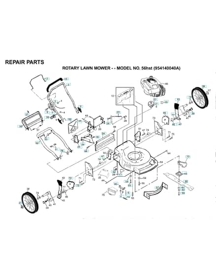 Husqvarna 56HST - Repair Parts