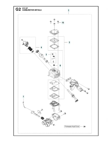 Husqvarna 572XP - Carburetor Details