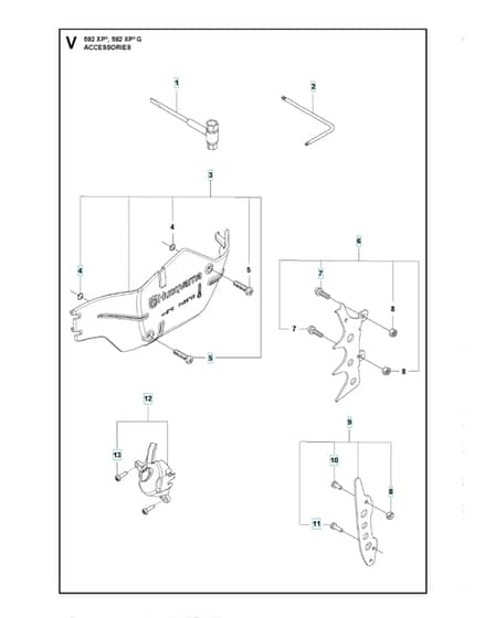 Husqvarna 592XP - Accessories