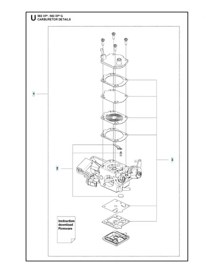 Husqvarna 592XP - Carburetor Details