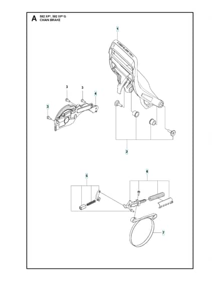 Husqvarna 592XP - Chain Brake