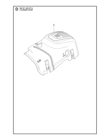 Husqvarna 592XP - Cylinder Cover