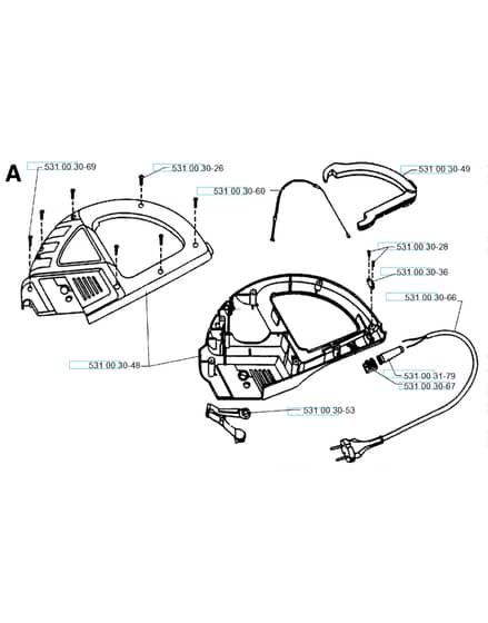 Husqvarna 600 H - Handle & Controls