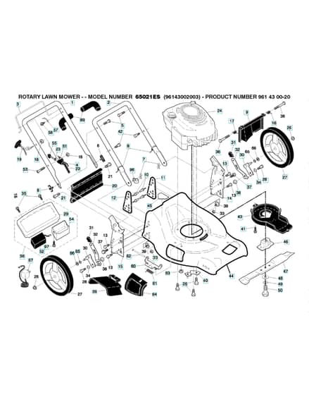 Husqvarna 65021ES - Product Complete
