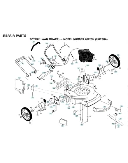 Husqvarna 6522SFA - Repair Parts